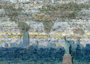 New York'ta ABD soyut