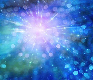 Soyut Işık Arkaplanı. 3B görüntüleme