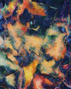 Karanlık Duygu Yüzü. 3B görüntüleme