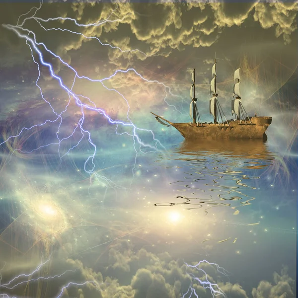 Yelkenli gemi yıldızlarda yelken açar.