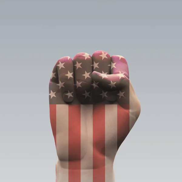 Americas Point Hand Sign Renderin — Stockfoto