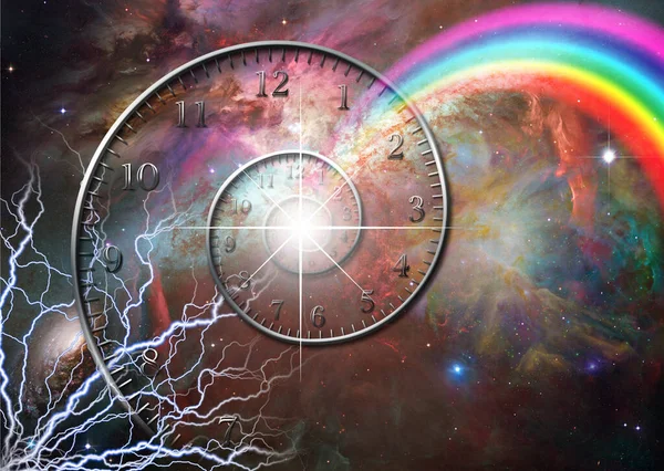 Time Space Rainbow — Zdjęcie stockowe