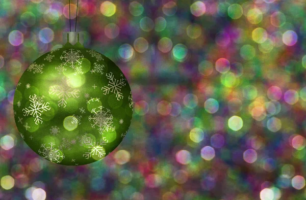 Christmas Tree Ball Illustration Rendering — Stock Photo, Image