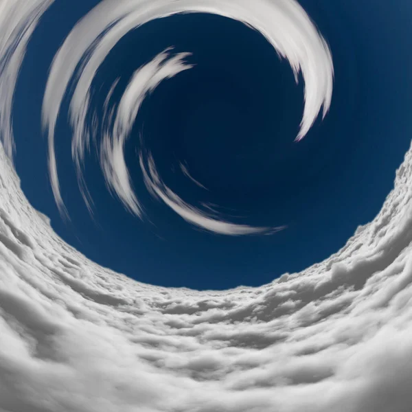 雲の美しい渦 3Dレンダリング — ストック写真