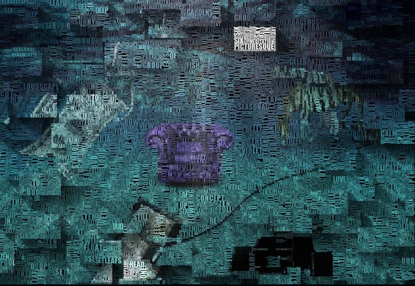 Σουρεαλιστική Τέχνη Μωβ Πολυθρόνα Βυθό Θάλασσας Ριγέ Άλογο Τηλεόραση Δολάριο — Φωτογραφία Αρχείου