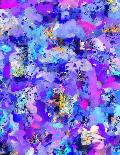 Colorful Abstract Painting Rendering — Stock Photo, Image