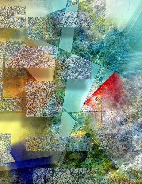 Красочный Абстрактный Фон Рендеринг — стоковое фото