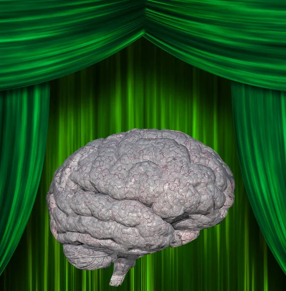 Brain Working Rendering — Stock Photo, Image