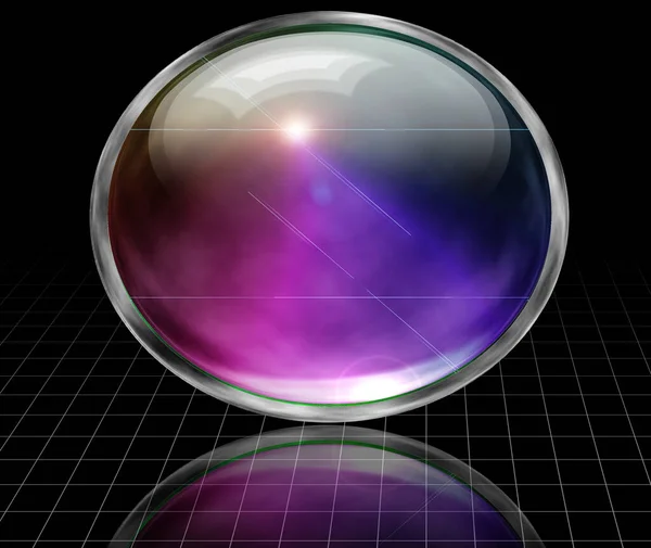 Sphere Emply Space Rendering — Stock Photo, Image