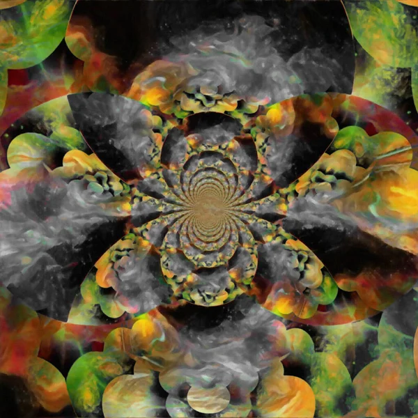 Abstract Kaleidoscope Background Wallpaper — 图库照片