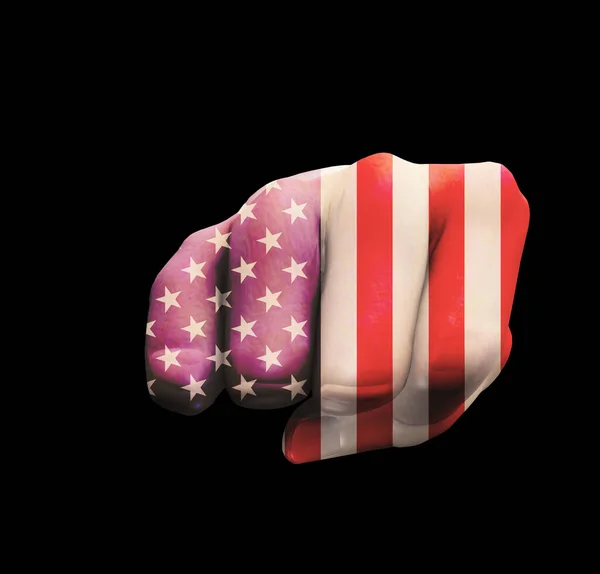 Американський Кулачний Панч Візуалізація — стокове фото