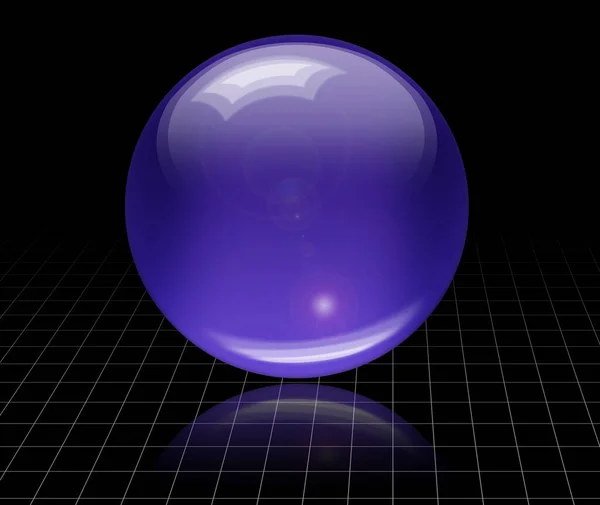 Sphere Emply Space Rendering — Stock Photo, Image