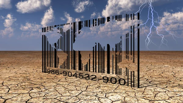 World Bar Code Rendering — Stockfoto