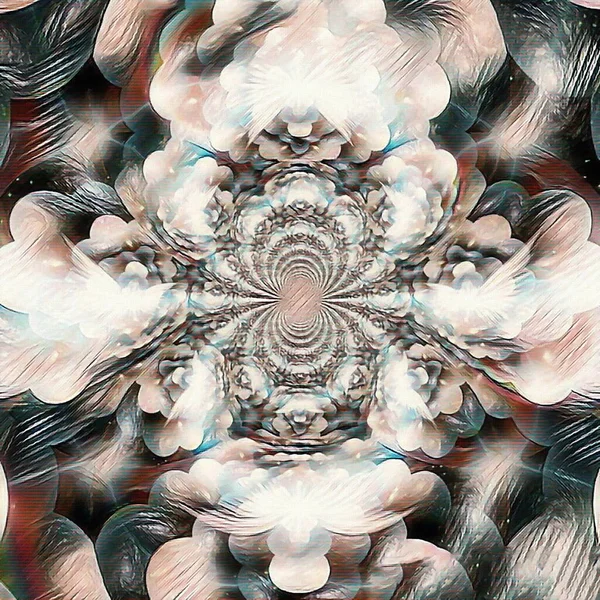 Abstraktní Kaleidoskop Pozadí Tapety — Stock fotografie