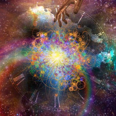 Yıldızlar hareketli ellerle uzayı doldurdu