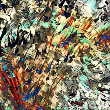 Soyut resim. Fırça darbeleri.
