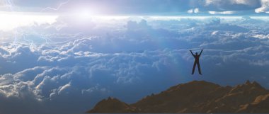 İnsan gün doğumuyla tanışır. 3B görüntüleme