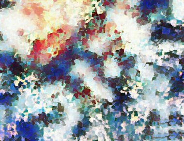 Soyut model. Fırça darbeleri.