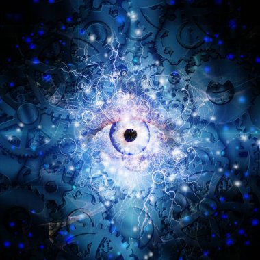 Göz ve dişli tasarımı. 3B görüntüleme