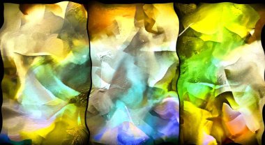 Renkli soyut resim. 3B görüntüleme