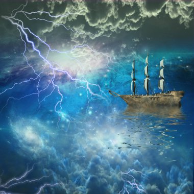 Yelkenli gemi yıldızlarda yelken açar.