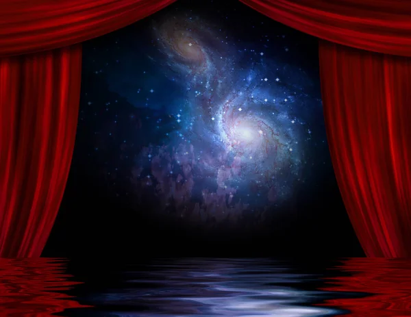 Theater Stars Rendering — Foto Stock