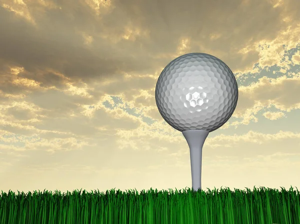 Golf Day Rendering — стоковое фото