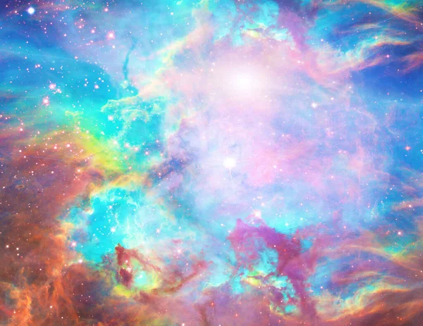 Galaktischer Raum Lebendiges Universum Elemente Dieses Von Der Nasa Bereitgestellten — Stockfoto