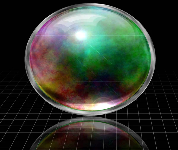 Sphere Emply Space Rendering — Stock Photo, Image