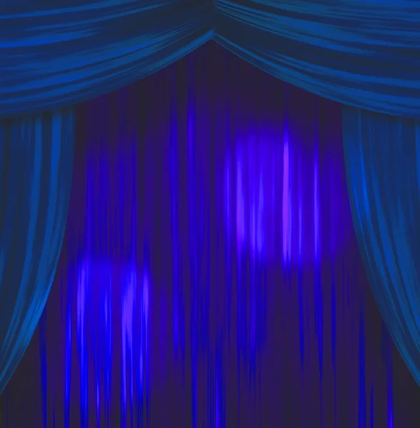 Curtains Sparkle Rendering — Fotografia de Stock