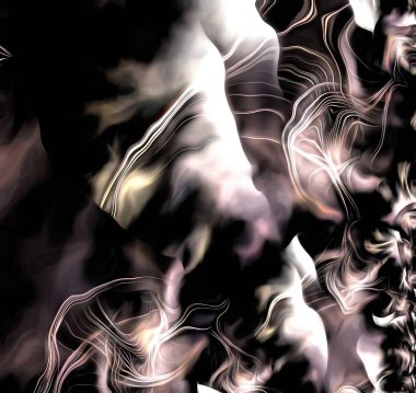 Soyut Resimli Arkaplan. 3B görüntüleme