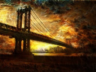 Manhattan Köprüsü New York Şehri