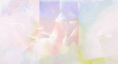 Yumuşak Renklerle Soyut Boyama. 3B görüntüleme