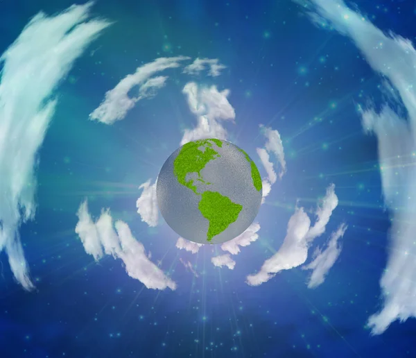 Planet Erde Konzept Rendering — Stockfoto
