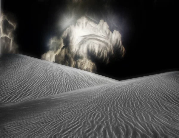 Облако Драмы Пустыни Рендеринг — стоковое фото