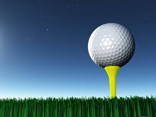 Night Golf Rendering — Stockfoto