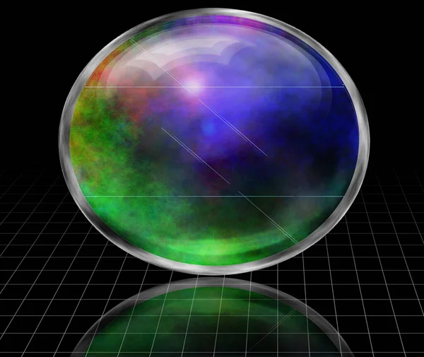 Sphere Emply Space Rendering — Stock Photo, Image