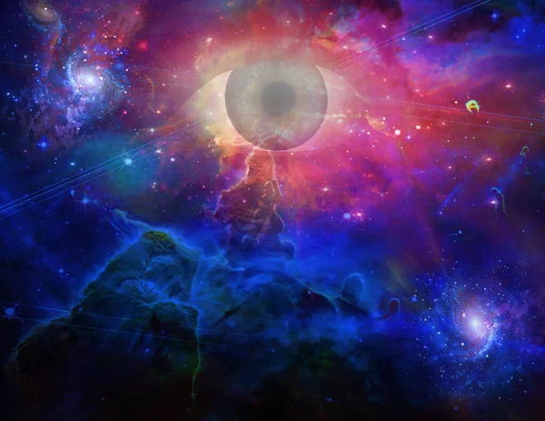All Seeing Eye Space — Foto Stock