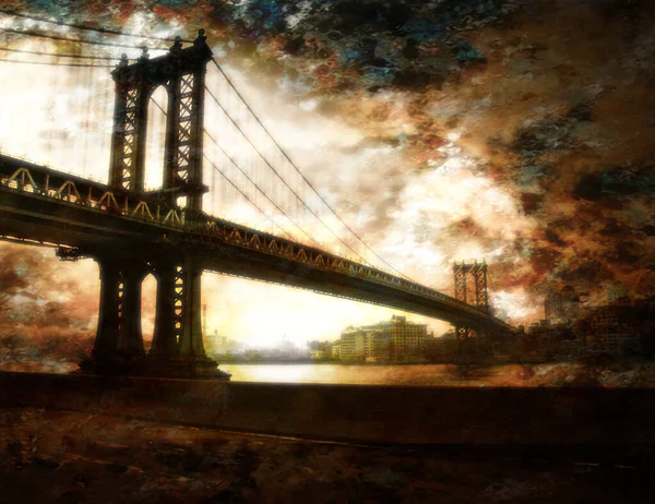 Ponte Manhattan New York City — Fotografia de Stock