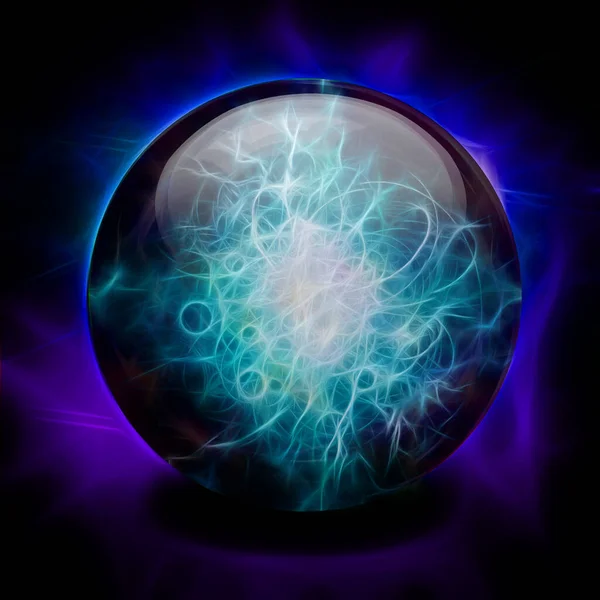 Crystal Ball Abstracte Achtergrond — Stockfoto