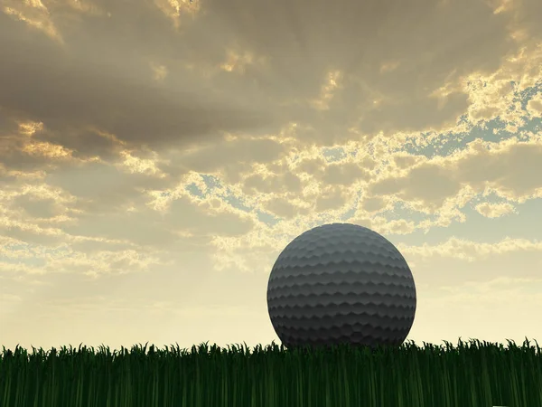 Golf Day Rendering — Foto Stock