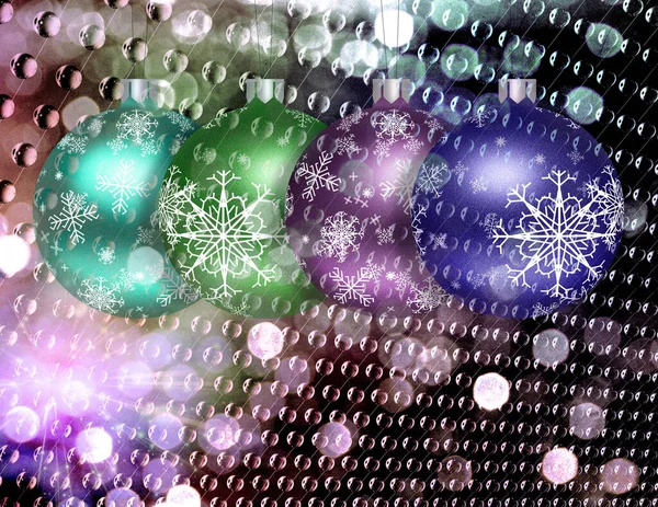 Christmas Tree Ball Illustration Rendering — Stock Photo, Image