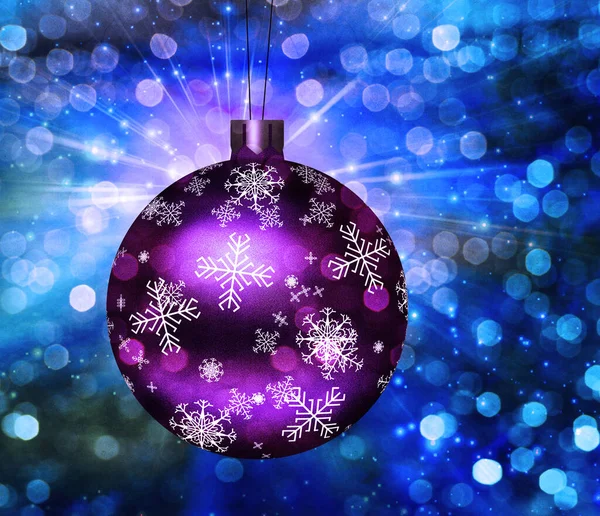 Christmas Tree Ball Illustration Rendering — Stock Photo, Image
