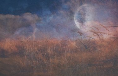 Ay, Tahıl Tarlasına Düşüyor