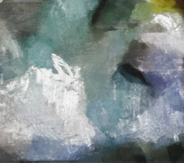 Sessiz Soyut Boyama. 3B görüntüleme