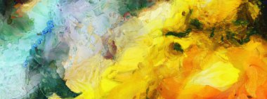 Renkli soyut resim. 3B görüntüleme