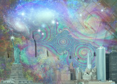 New York City Fantezi Skyline