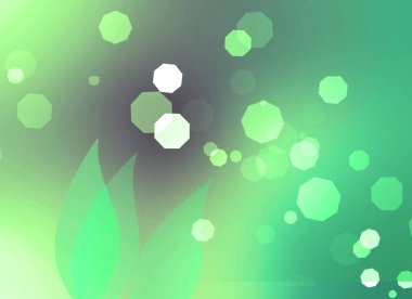 Yapraklar ve renk ışığı. 3B görüntüleme