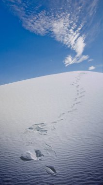 Deesert kumlarında ayak izleri