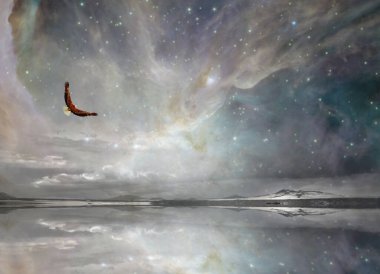 Gece Gökteki New Mexico Kartalı